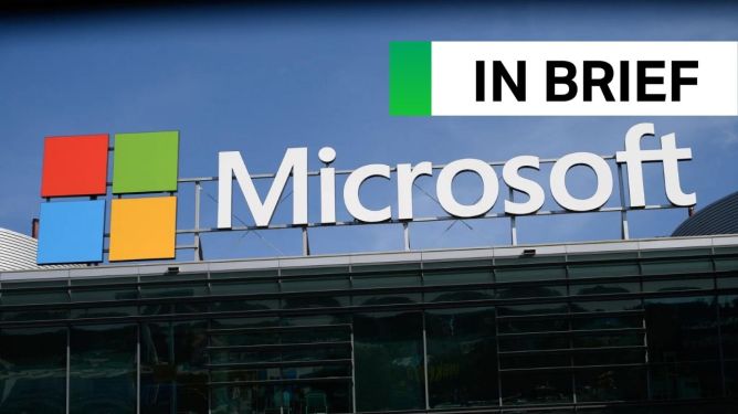 Microsoft logo/signage