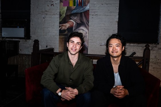 Pinstripe co-founders Sam Blumenthal (left) and Taro Tomiya