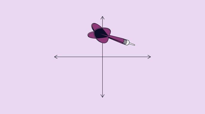 Dart in quadrant no logo