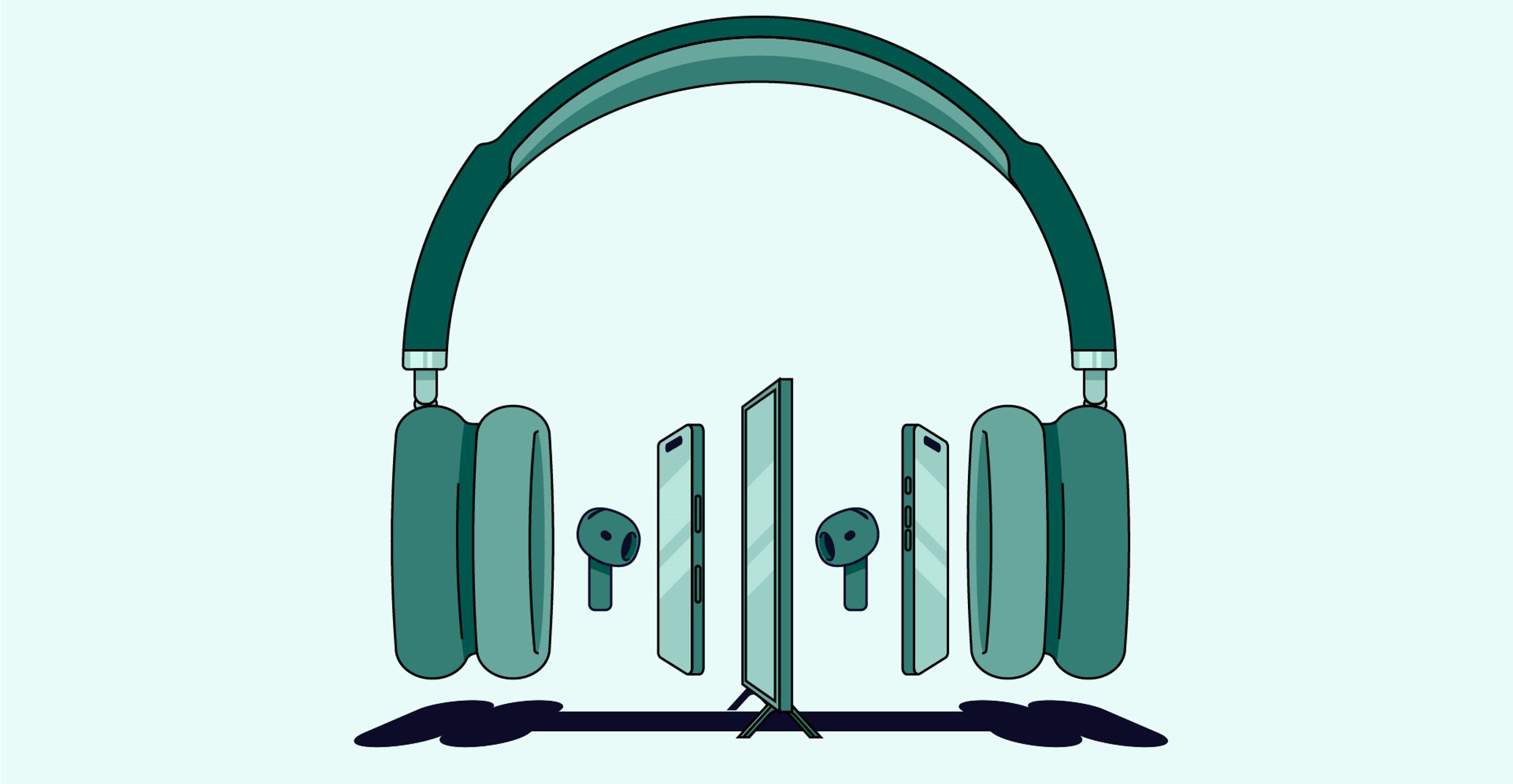 Green graphic representing The Trade Desk x Spotify Omnichannel Partnership