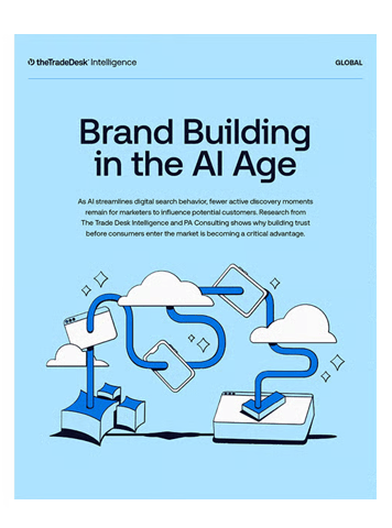 Brand building in the Age of AI report cover