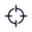 An icon of a crosshair symbol representing targeting or focus.